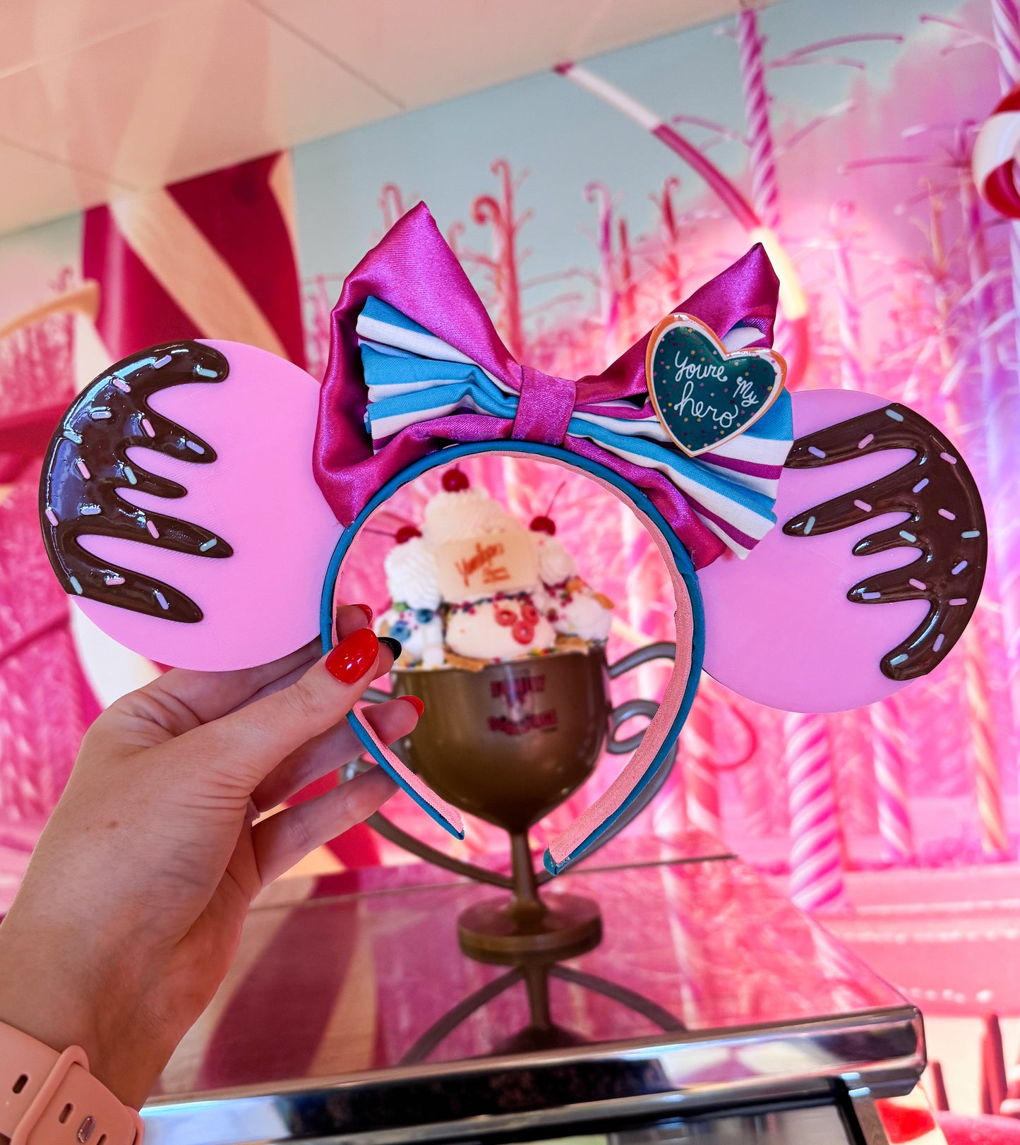 Vanellope Inspired 3D Minnie Ears