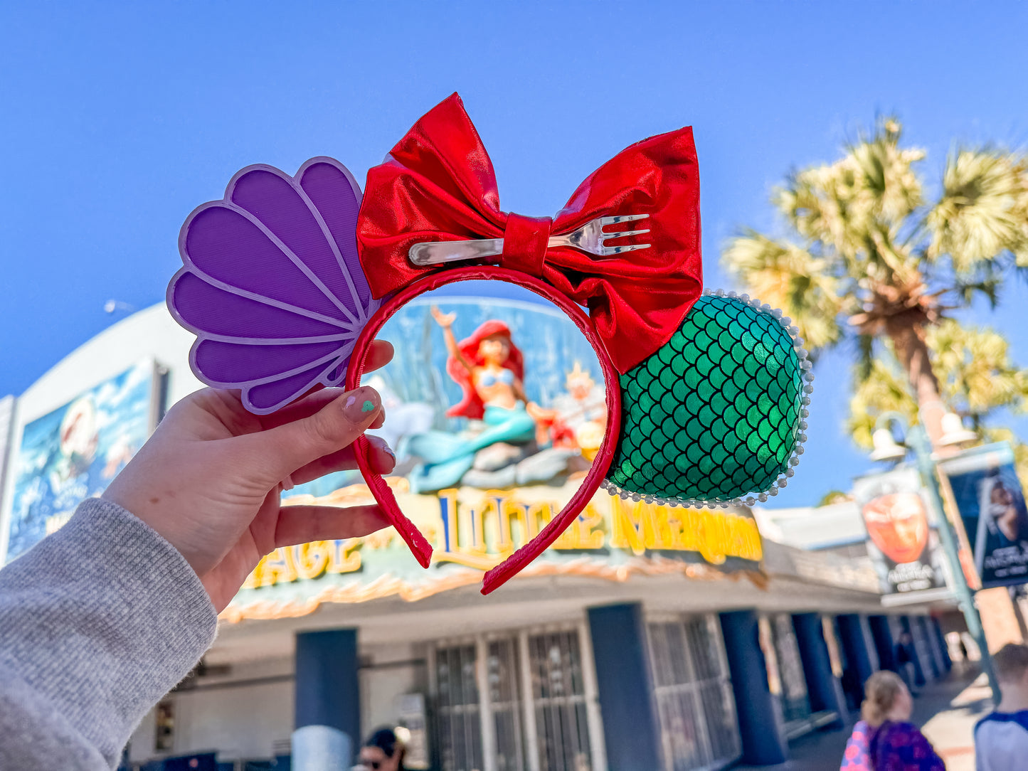 Ariel Inspired Minnie Ears