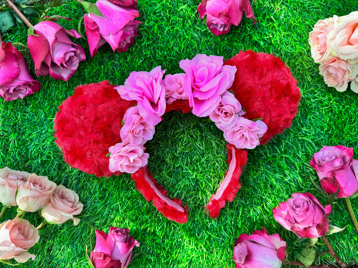 True Love’s Kiss Floral Minnie Ears