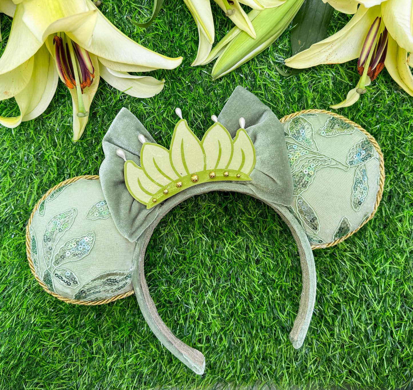Tiana Inspired Minnie Ears