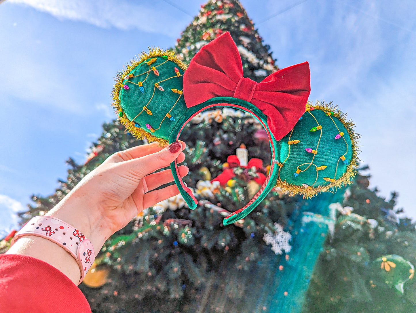 Tis the Season Christmas Minnie Ears