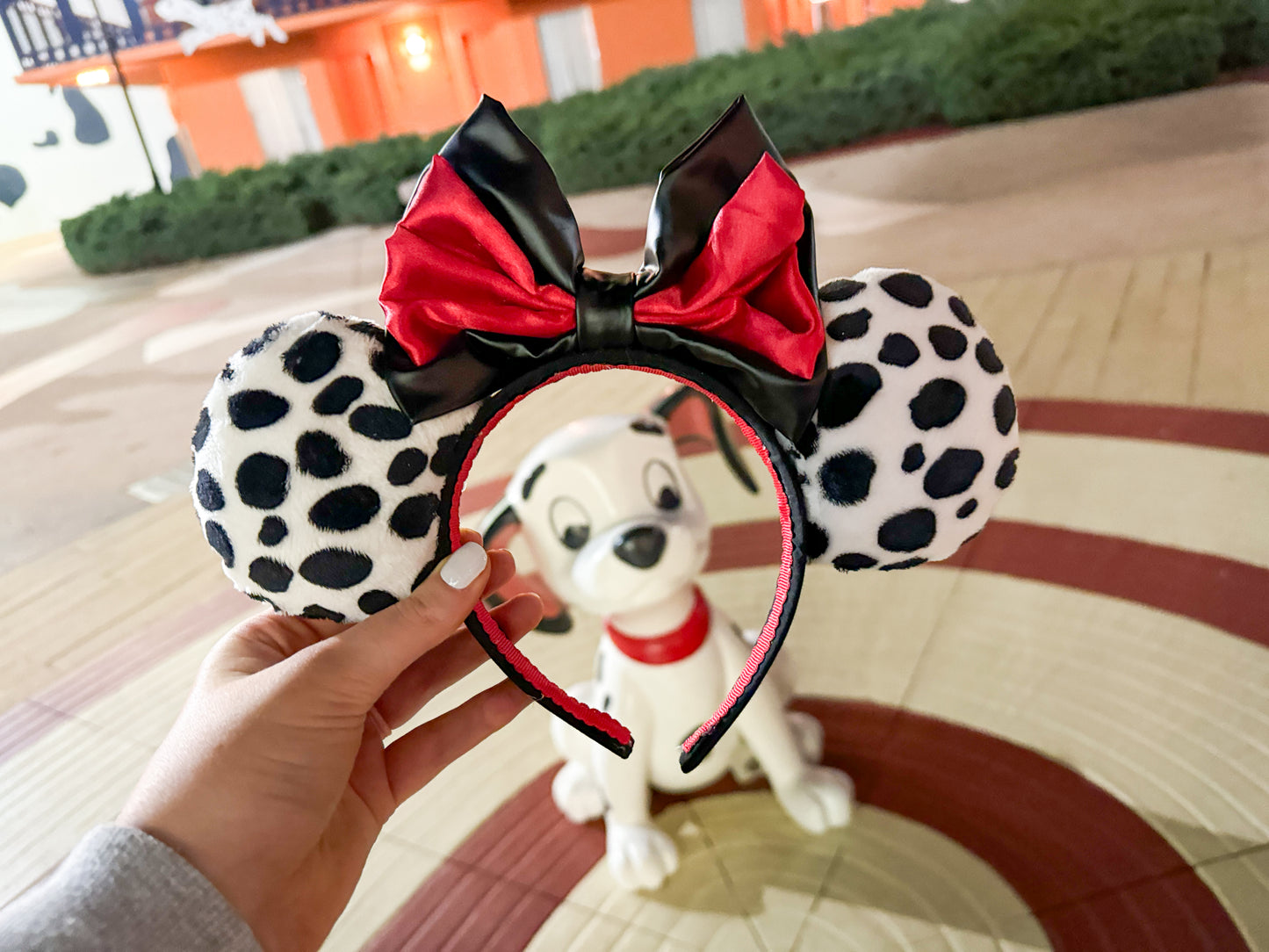 Cruella De Vil Inspired Minnie Ears