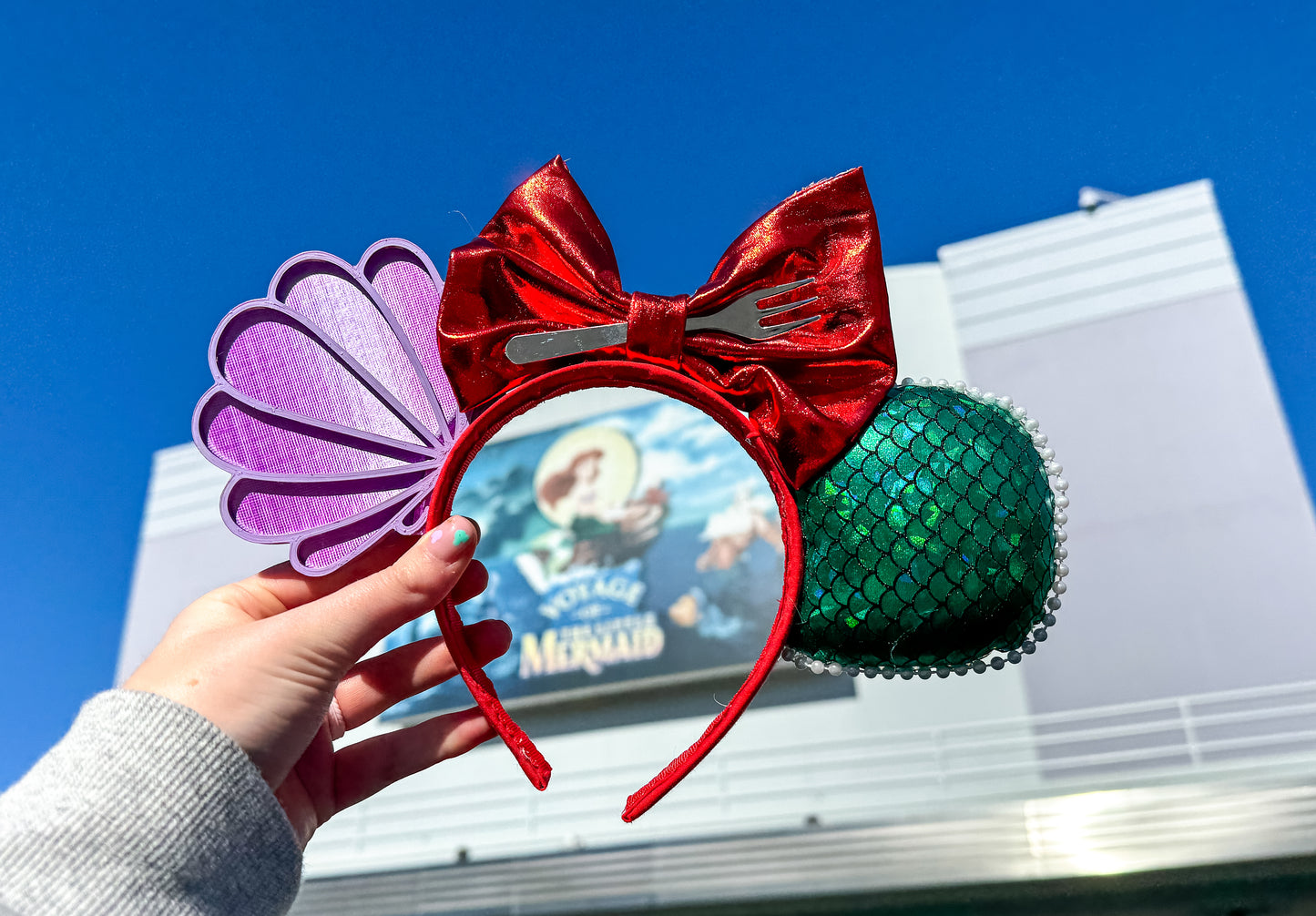 Ariel Inspired Minnie Ears