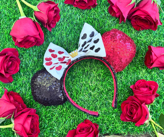 Queen of Hearts Inspired Minnie Ears