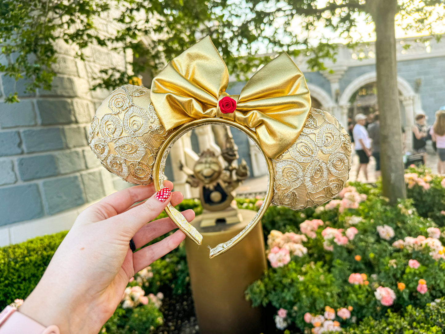Belle Inspired Minnie Ears