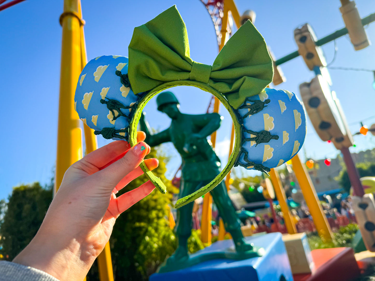 Green Army Men Inspired Minnie Ears