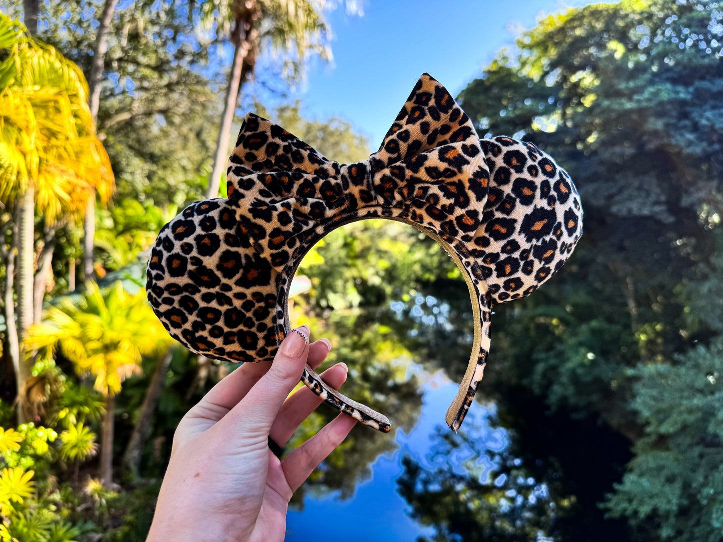 Cheetah Print Minnie Ears