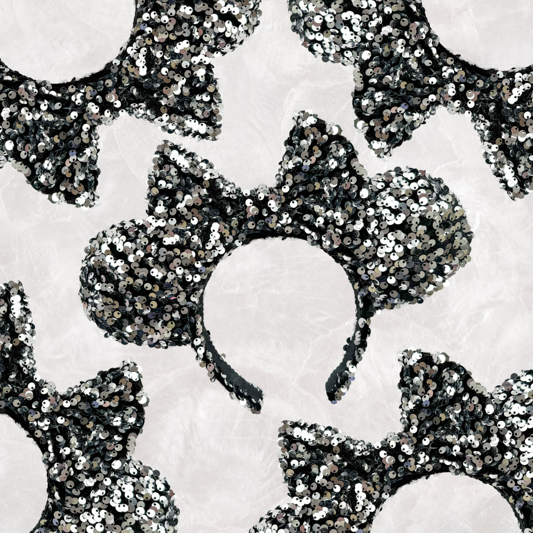 Mickey Black Sequin Inspired Minnie Ears