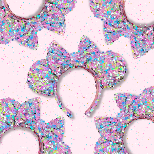 It’s My Party Pink Sequin Minnie Ears