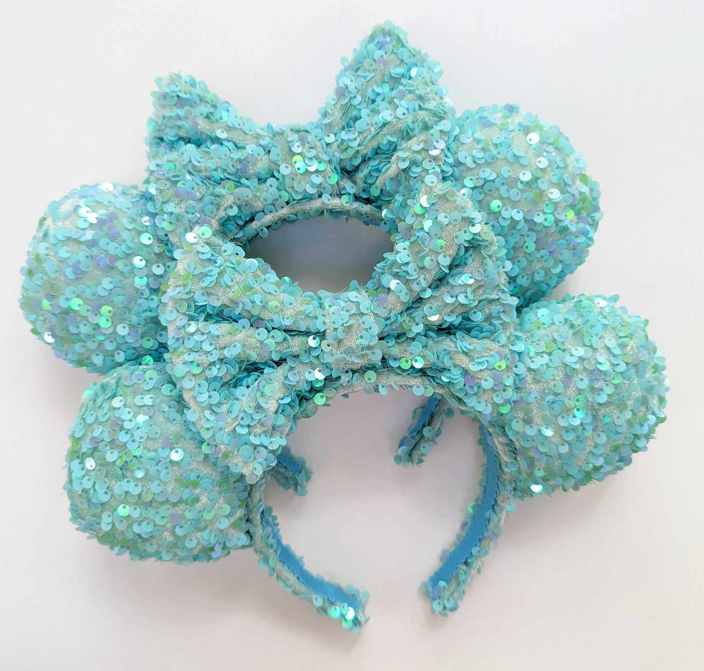Wildest Dreams Aqua Sequin Minnie Ears