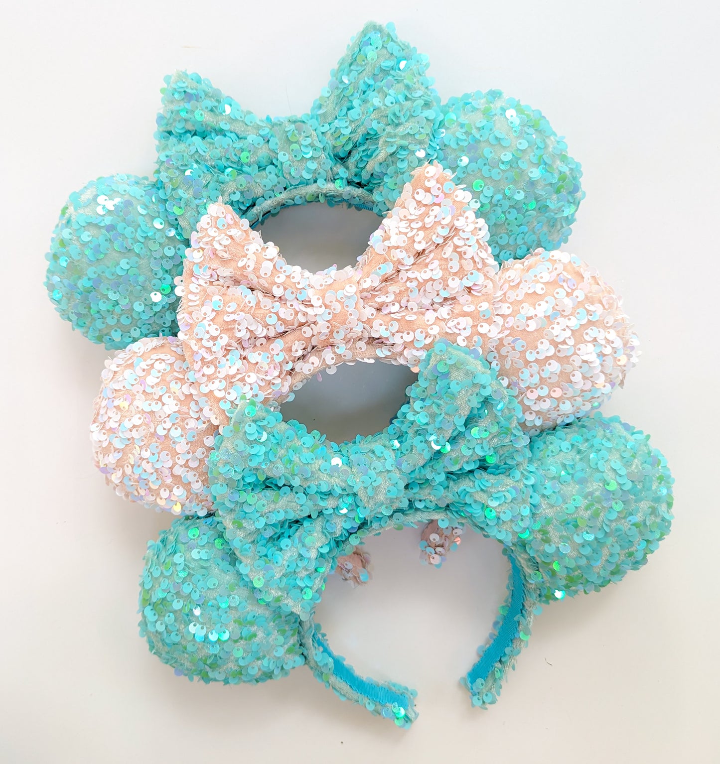 Wildest Dreams Aqua Sequin Minnie Ears