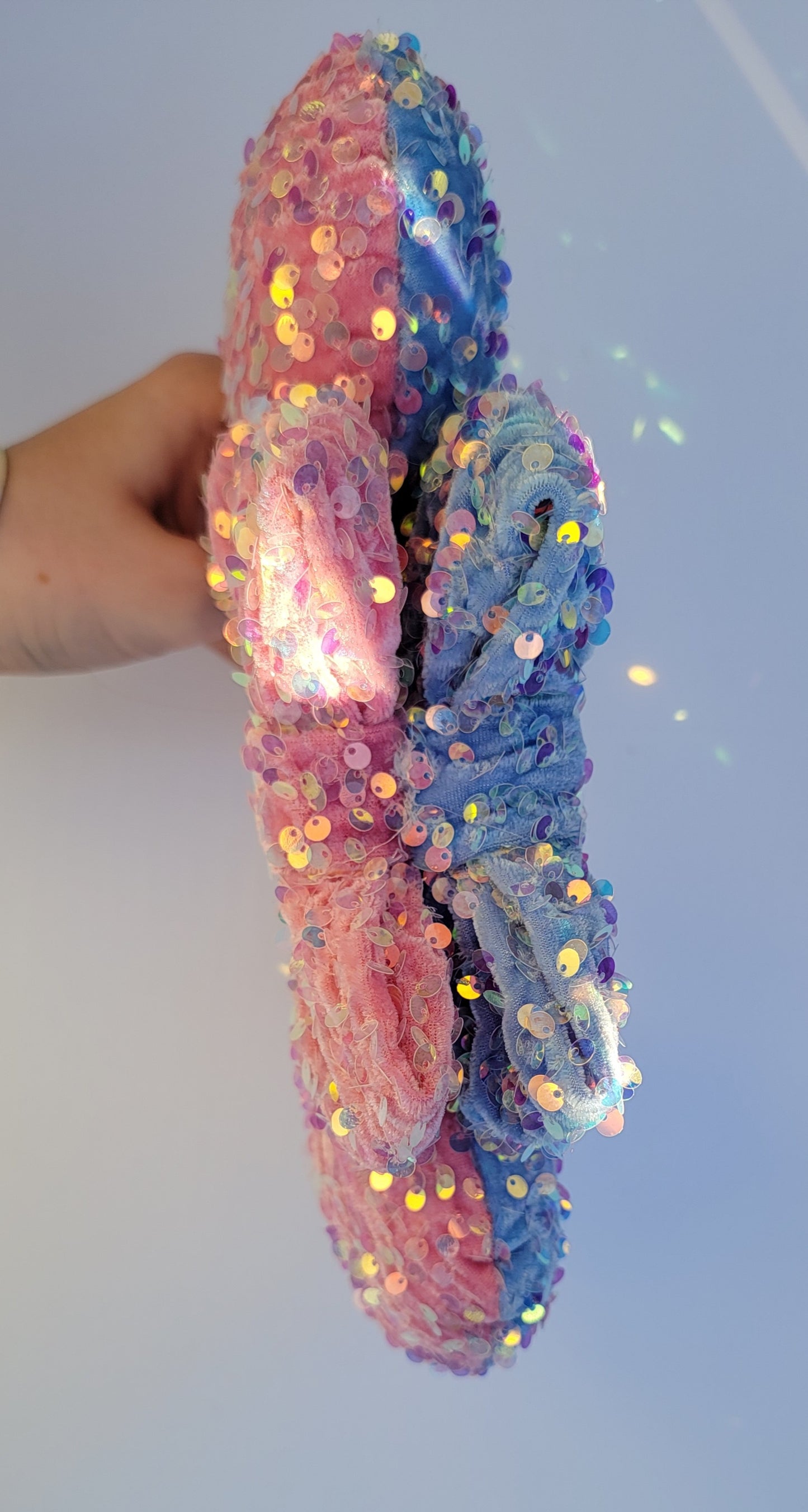 Make it Pink or Blue Sequin Inspired Minnie Ears