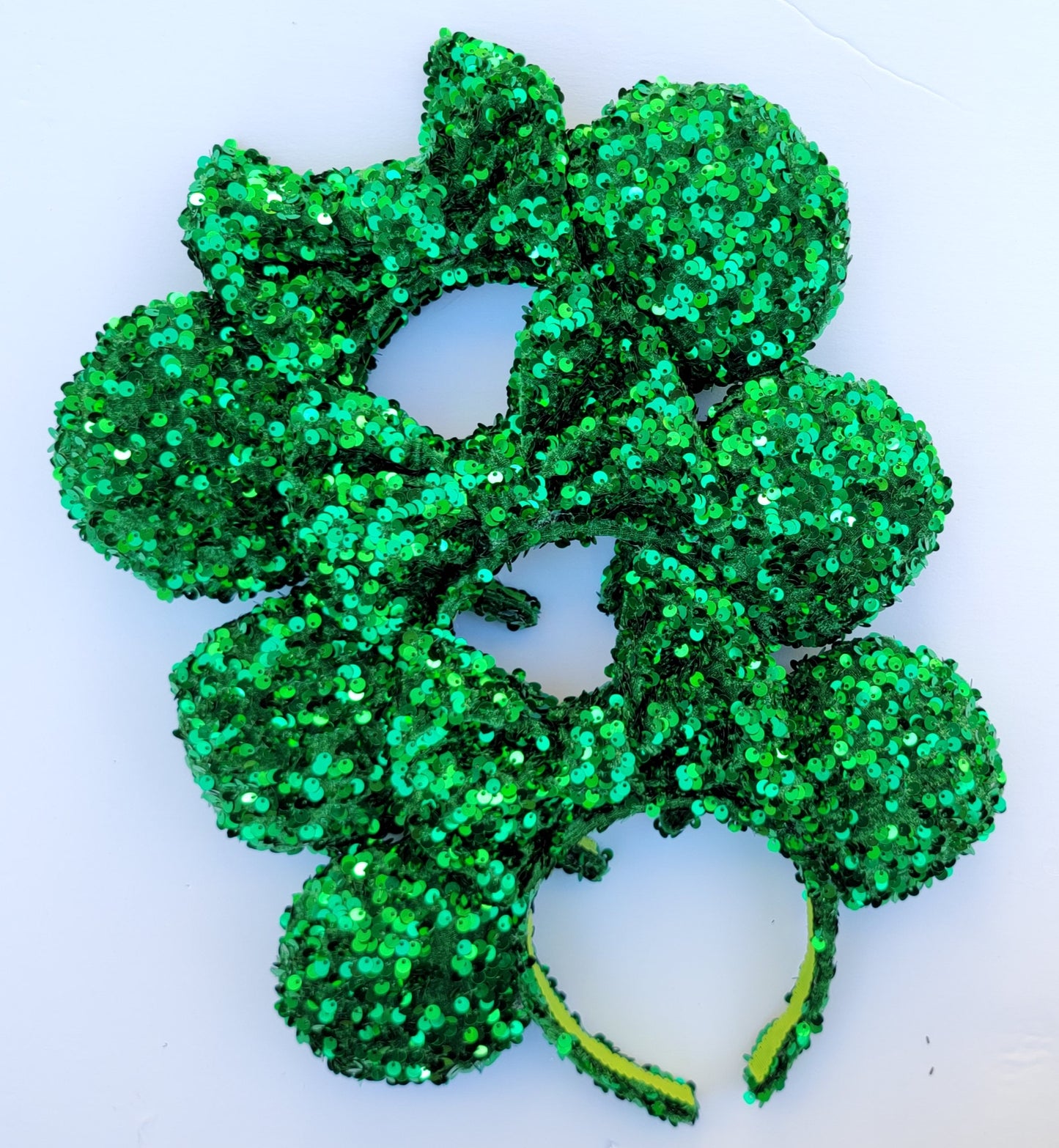 Green with Envy Sequin Inspired Minnie Ears