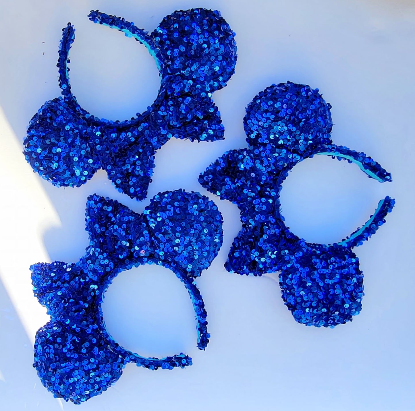 The Ocean Calls Me - Blue Sequin Minnie Ears