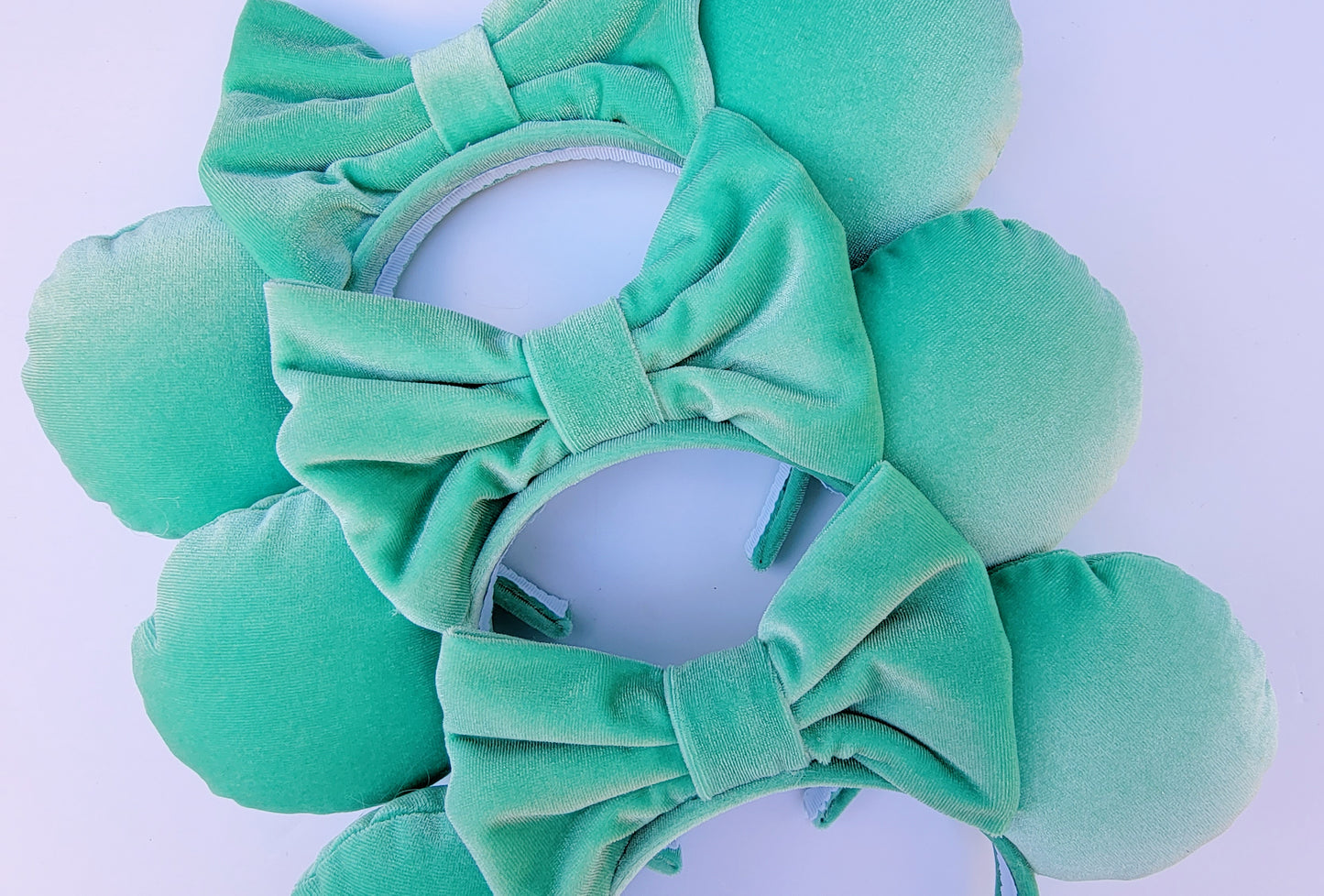 Mint to Be Green Velvet Minnie Ears