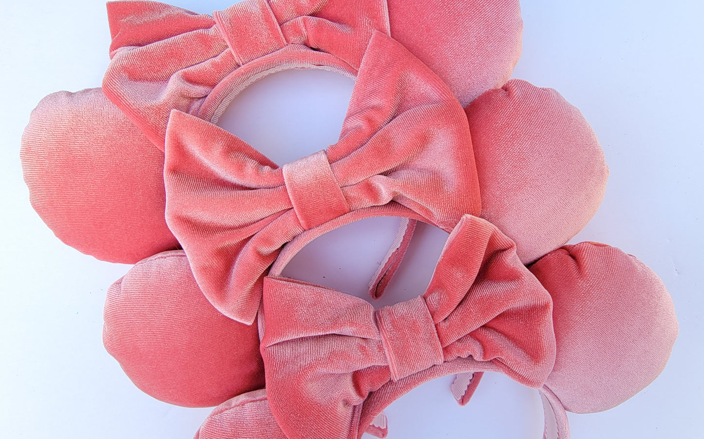 Piglet Pink Velvet Minnie Ears