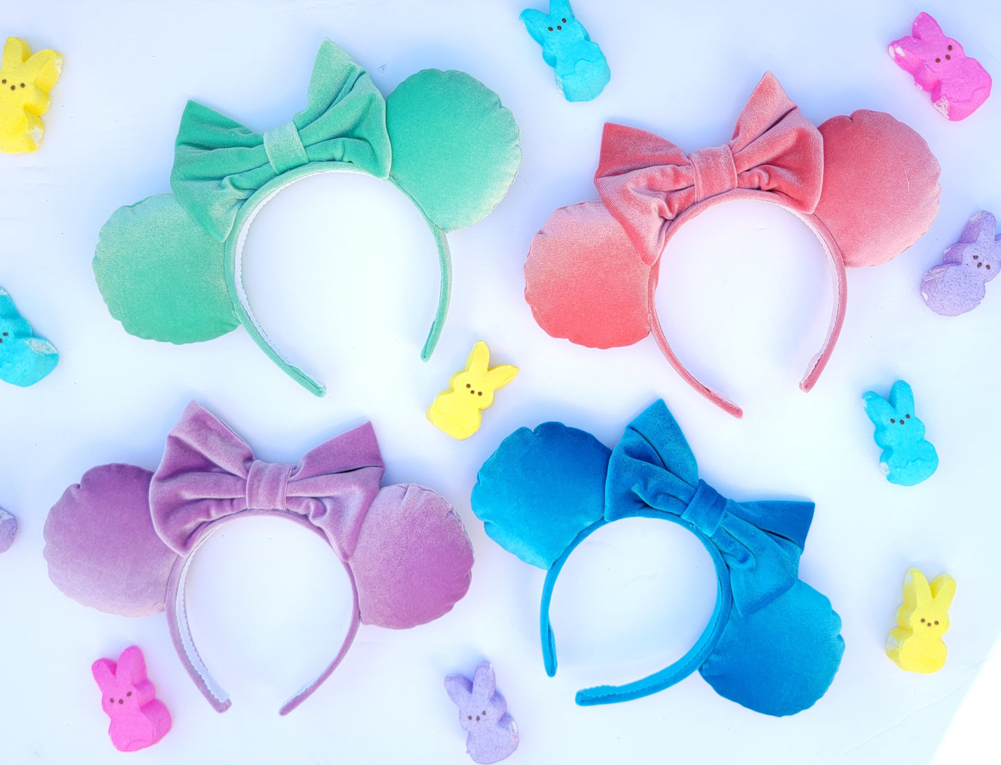 Piglet Pink Velvet Minnie Ears