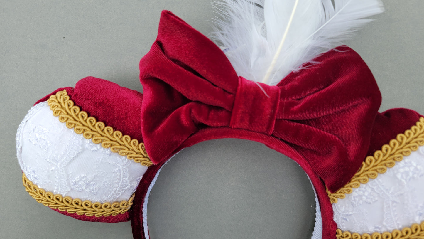 Captain Hook Inspired Minnie Ears