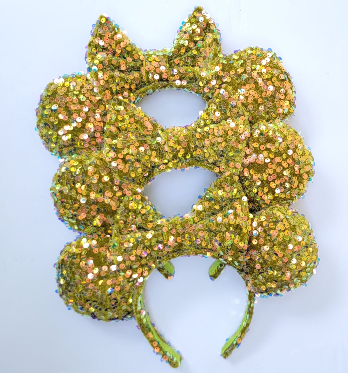 In the Jungle - Green Sequin Inspired Minnie Ears
