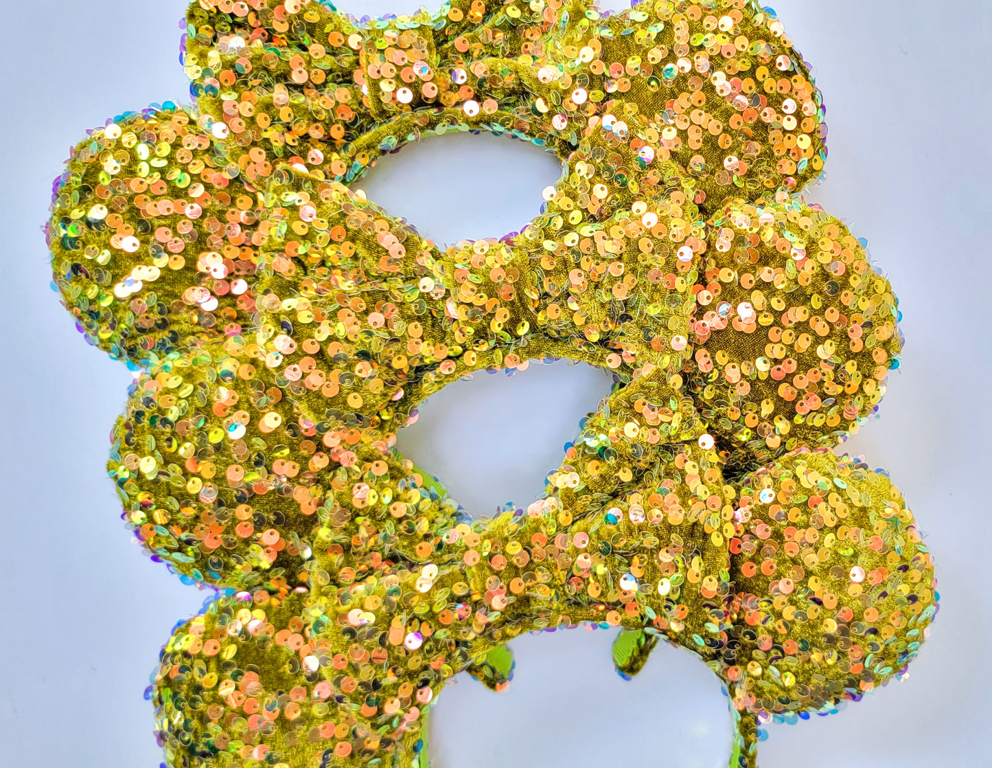 In the Jungle - Green Sequin Inspired Minnie Ears