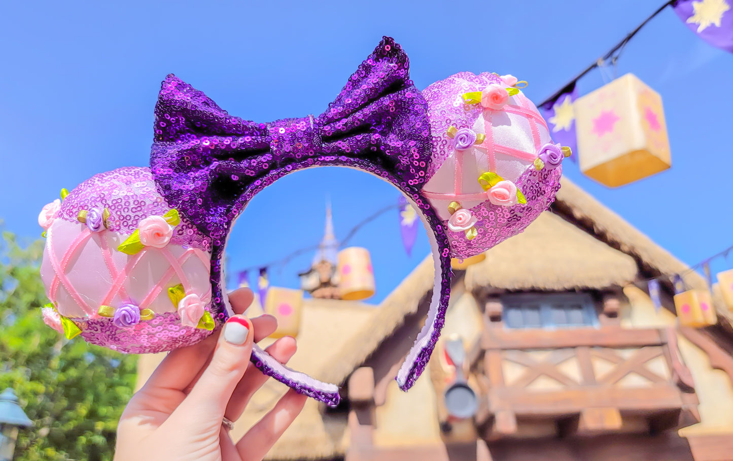Rapunzel Inspired Minnie Ears