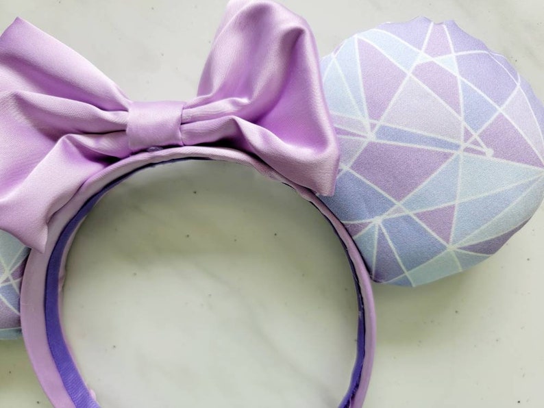 Purple Wall Inspired Minnie Ears