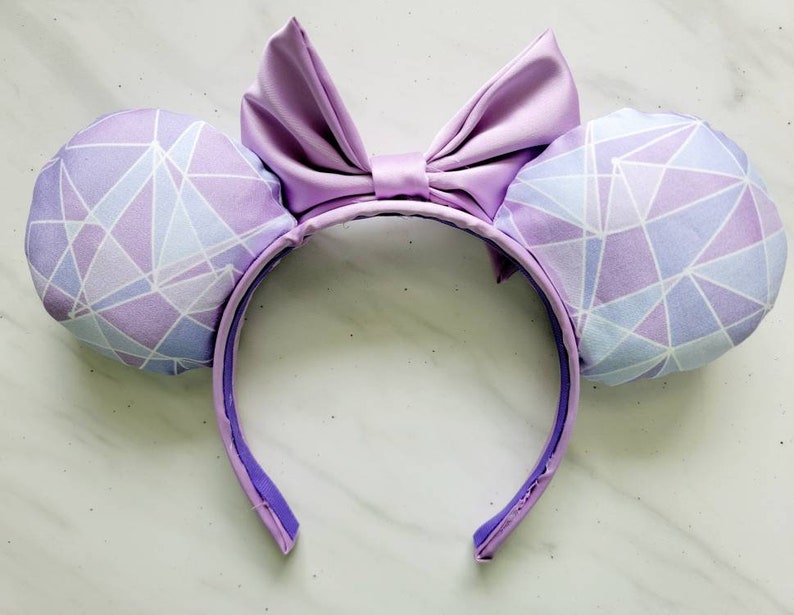 Purple Wall Inspired Minnie Ears