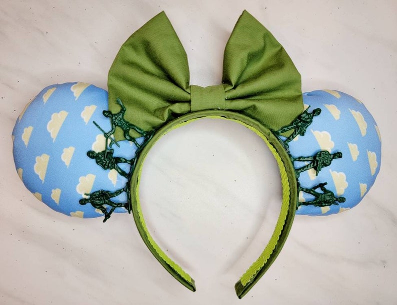 Green Army Men Inspired Minnie Ears
