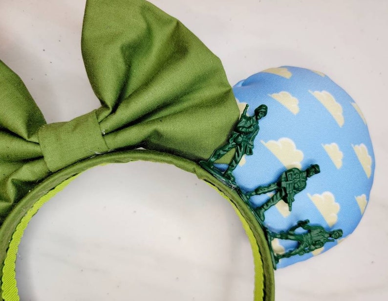 Green Army Men Inspired Minnie Ears