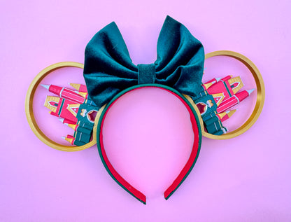 Very Merry Christmas Castle Minnie Ears