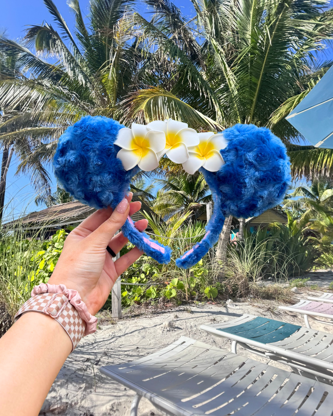 Aloha Stitch Inspired Minnie Ears