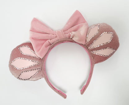 Ariel's Pink Dress Inspired Minnie Ears