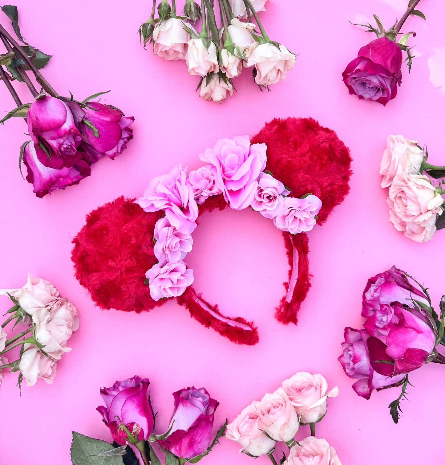True Love’s Kiss Floral Minnie Ears