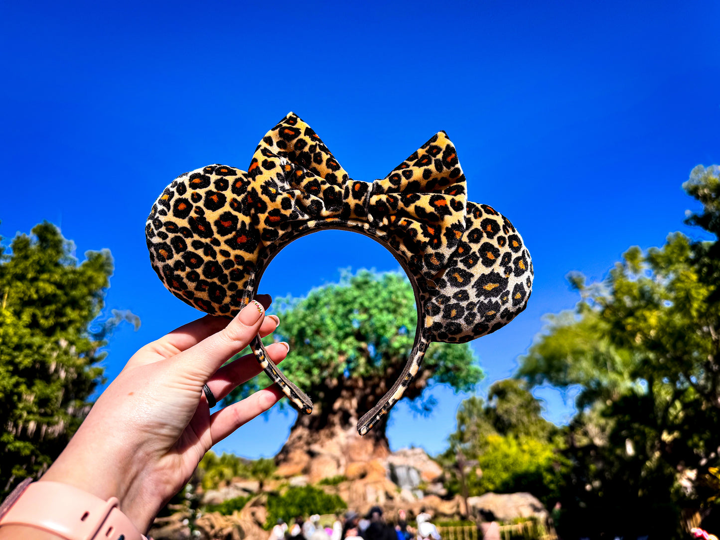 Cheetah Print Minnie Ears