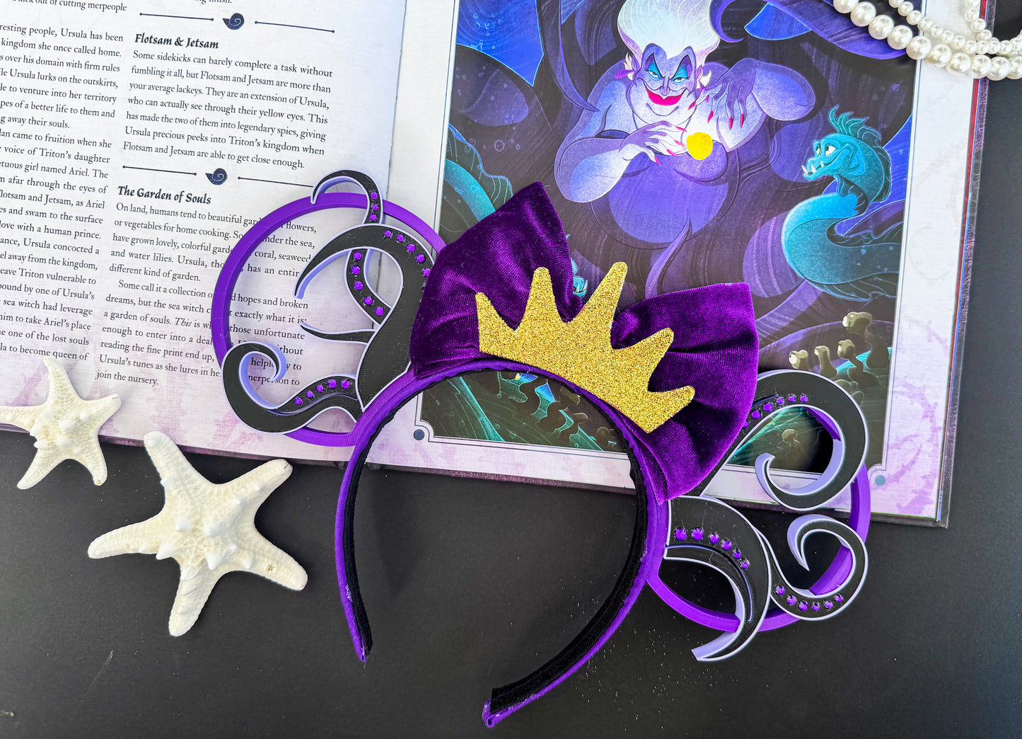 Ursula Inspired Minnie Ears