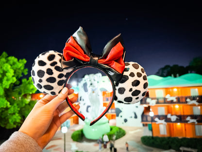 Cruella De Vil Inspired Minnie Ears