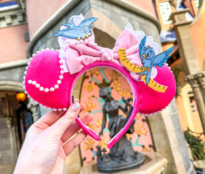 Cinderella's Pink Dress Inspired Minnie Ears