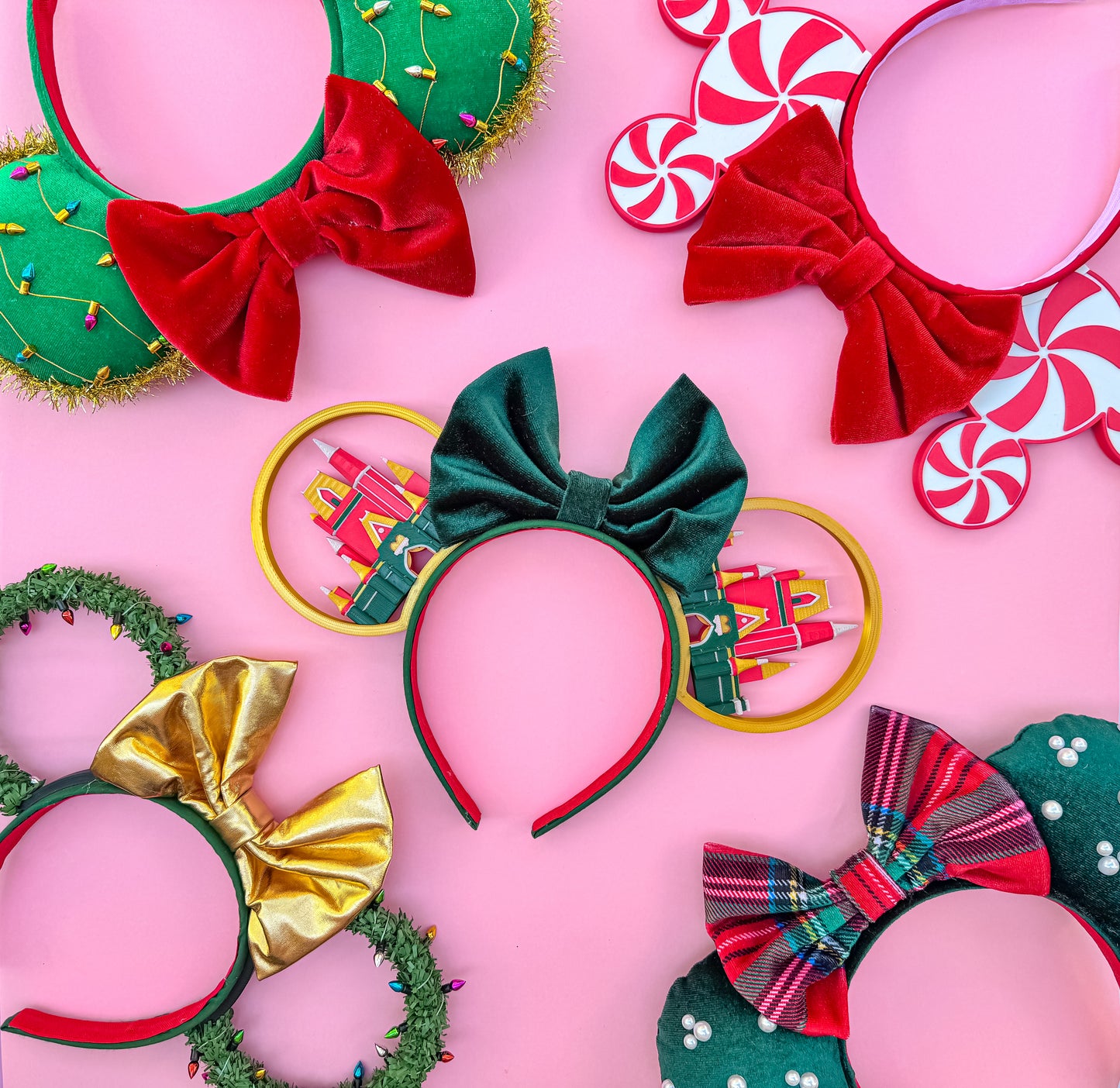 Very Merry Christmas Castle Minnie Ears