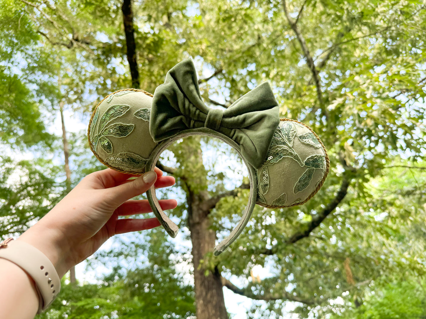 Tiana Inspired Minnie Ears
