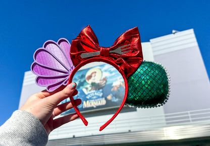 Ariel Inspired Minnie Ears