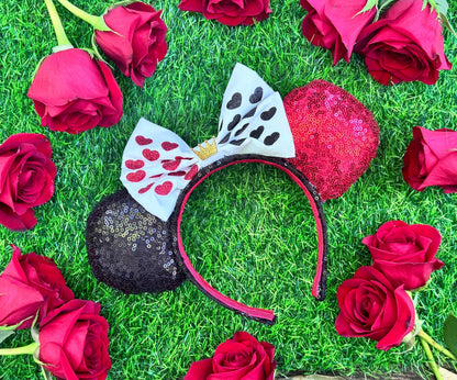 Queen of Hearts Inspired Minnie Ears
