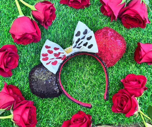 Queen of Hearts Inspired Minnie Ears