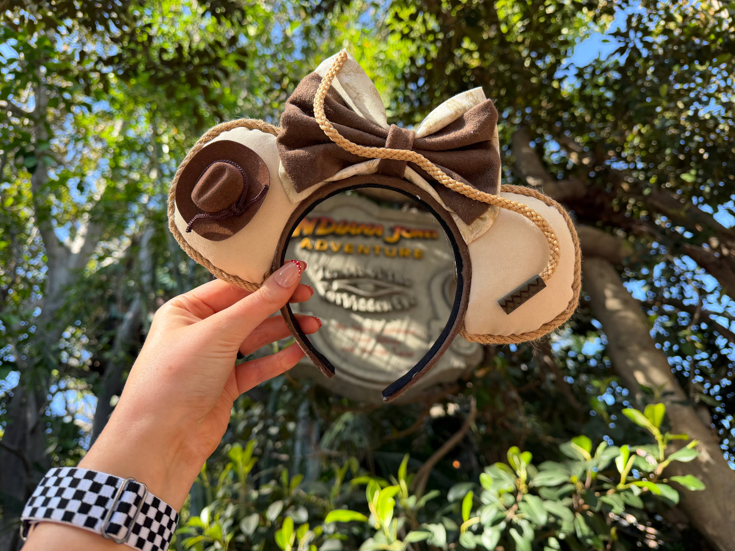 Indiana Jones Inspired Minnie Ears