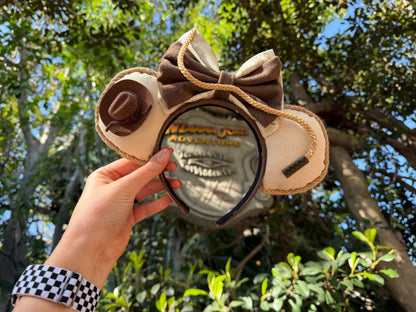 Indiana Jones Inspired Minnie Ears