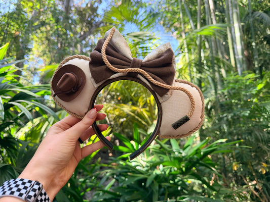 Indiana Jones Inspired Minnie Ears