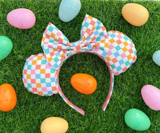 Sweetheart Gingham Minnie Ears