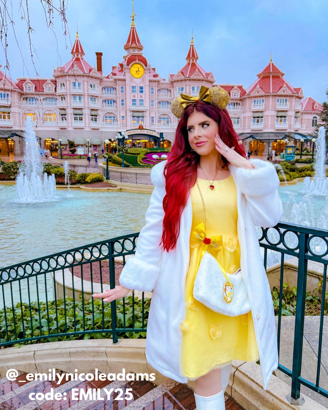 Belle Inspired Minnie Ears