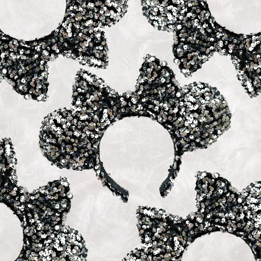 Mickey Black Sequin Inspired Minnie Ears