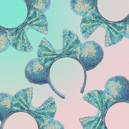 Dreams Do Come True Mint Sequin Minnie Ears