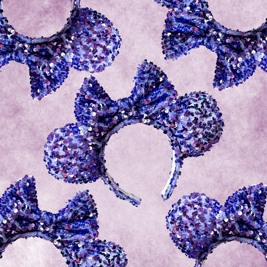 Yzma's Dress - Purple Sequin Inspired Minnie Ears